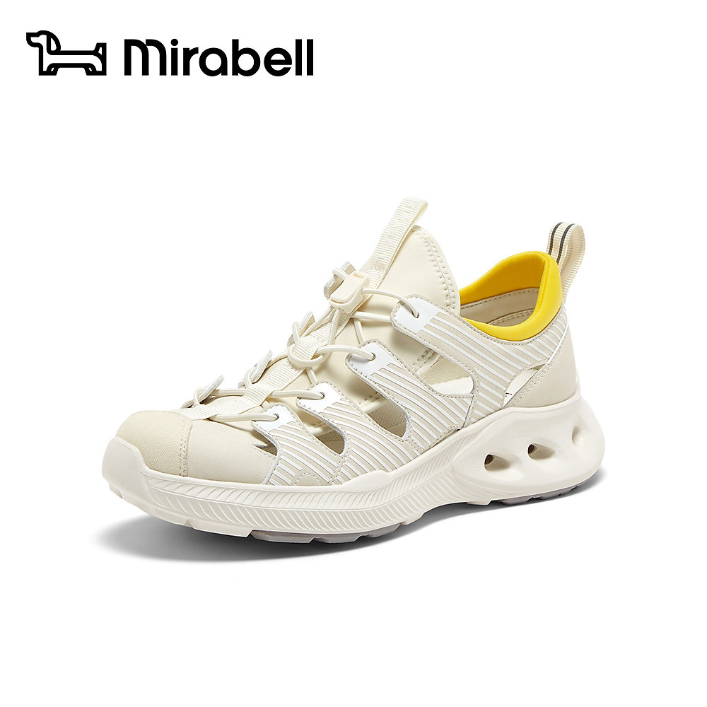 Mirabell/美丽宝夏季款镂空女鞋透气橡胶底舒适运动凉鞋女