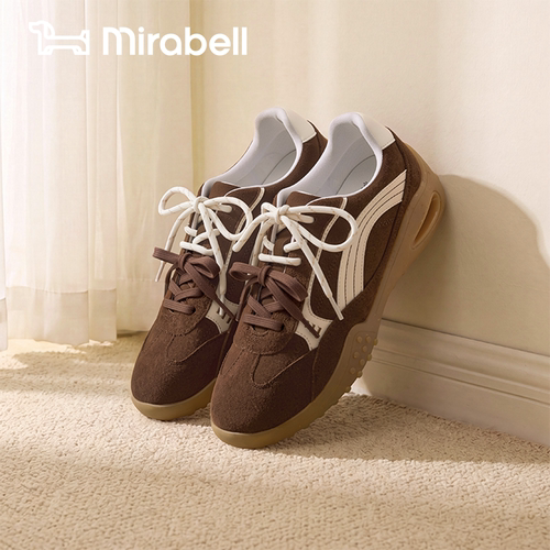 仿生-呼吸鞋Mirabell2026秋新款德训鞋女耐磨气垫休闲阿甘鞋U4Q01