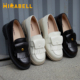 英伦假日Mirabell 小牛皮女鞋 美丽宝2025秋软底鞋 女休闲乐福鞋