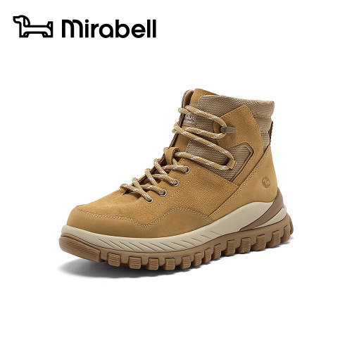 Mirabell2026冬季女工装靴绒里加绒厚底防滑保暖短靴HPN46DD6
