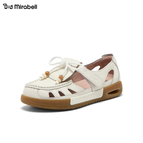 喜乐蒂MIRABELL2026夏新款女鞋透气平底休闲鞋包头罗马凉鞋B8K22