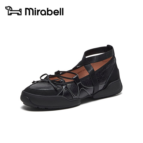 贝灵顿Mirabell2026秋新款罗马风休闲鞋女透气百搭运动单鞋Q2T13