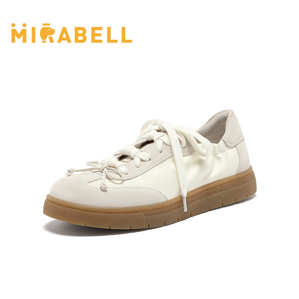 Mirabell2025秋季商场同款拼接时尚女休闲板鞋B7A11CM5