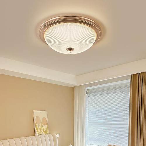 法式中古风卧室吸顶灯乡村田园风