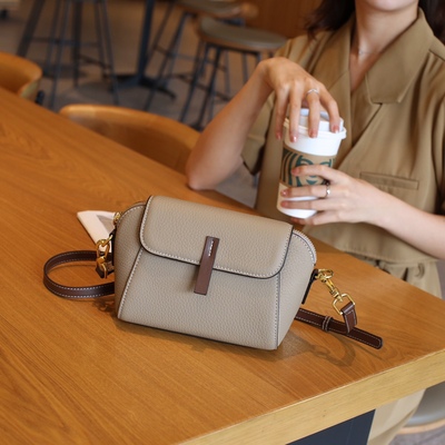 2023新款真皮贝壳包单肩包时尚百搭单肩包斜挎包B1223171