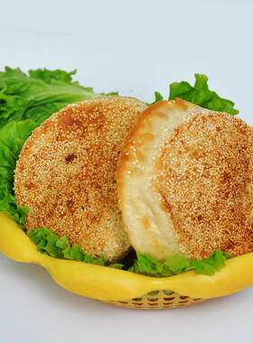 菏泽吊炉大烧饼早餐饼山东烘烤