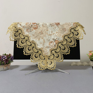 电脑盖巾茶盘茶杯架防尘盖布小方巾万能盖巾遮盖布微波炉打印机罩