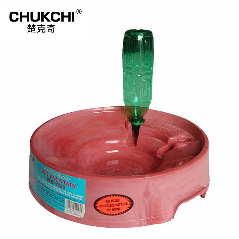 楚克奇出口宠物碗 宠物自动饮水器 注水盆 加大号宠物食盆