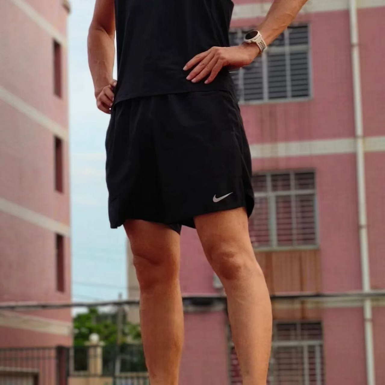 NIKE耐克男子轻薄柔软速干舒适跑步健身训练运动短裤CZ9069-010