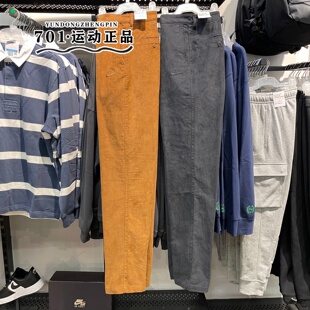 FZ0787 正品 耐克男子刺绣logo灯芯绒复古时尚 休闲直筒长裤 281 010