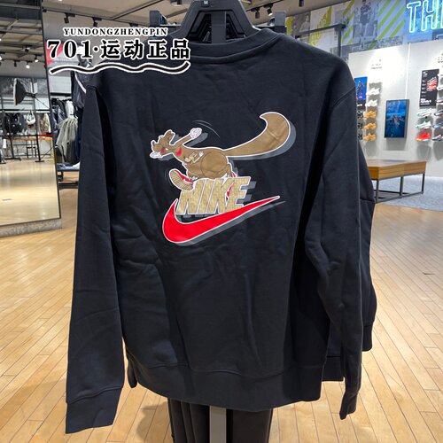 耐克男子加绒保暖卫衣