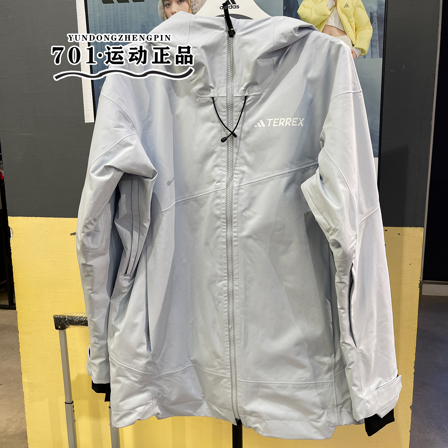 阿迪达斯男女同款户外运动棉衣