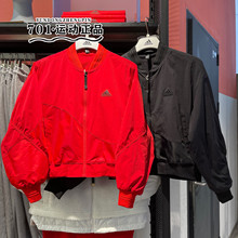 阿迪达斯CNY女子保暖棒球服外套宽松加绒运动休闲夹克IM8873 8872