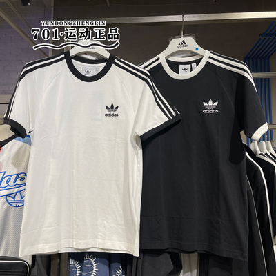 阿迪达斯三叶草男女运动休闲短袖
