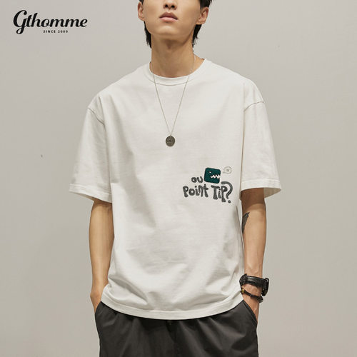 gthomme短袖休闲男生短袖体恤