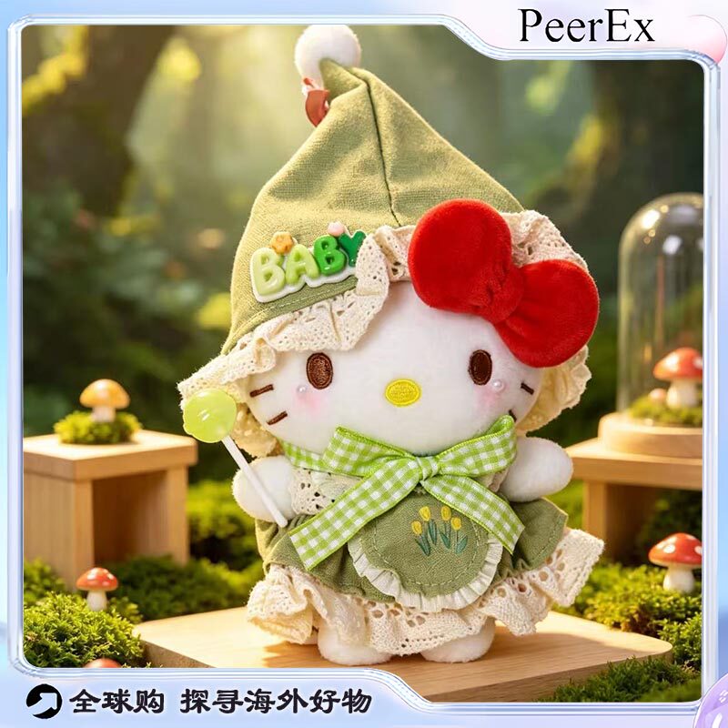 日本PeerEx森宝hellkitty小挂件毛绒玩偶可爱公仔挂饰包包装饰品