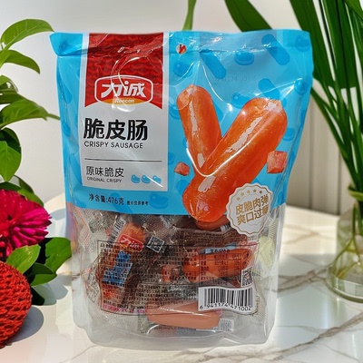 12月脆皮肠/力诚香辣味脆皮肠476克/袋Q弹好吃