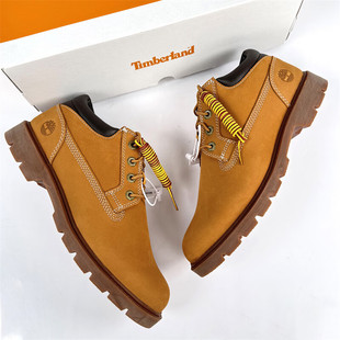 Timberland添柏岚低帮靴男鞋秋冬户外休闲踢不烂徒步大黄靴A1P3L