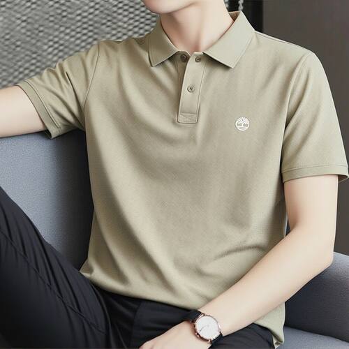 Timberland添柏岚POLO衫男夏季新款翻领半袖纯棉透气休闲T恤A2EPM