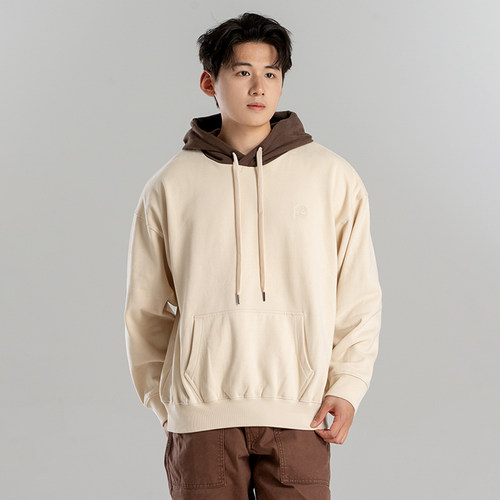 Timberland添柏岚卫衣连帽加绒男春秋款运动通勤休闲宽松套头衫
