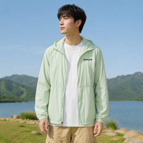 Timberland添柏岚皮肤衣男新款户外宽松透气夹克外套男士防晒服