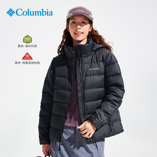 Columbia哥伦比亚羽绒服女秋冬户外高充绒保暖拒水650蓬羽绒外套
