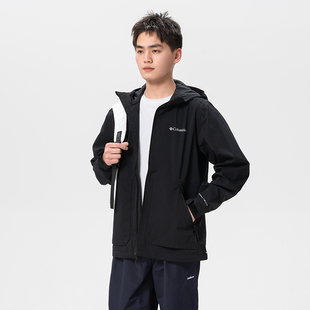 Columbia哥伦比亚户外男子防水冲锋衣运动旅行连帽徒步外套WE0505