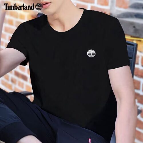 Timberland添柏岚T恤男夏季宽松透气运动上衣半袖纯棉圆领短袖男