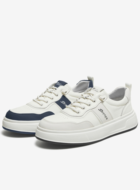 百思图2025秋季新款板鞋时尚潮流街头运动男休闲鞋66302CM5