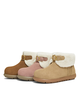 天美意复古厚底加绒保暖雪地靴棉鞋女休闲短靴2025冬新款CER41DD5