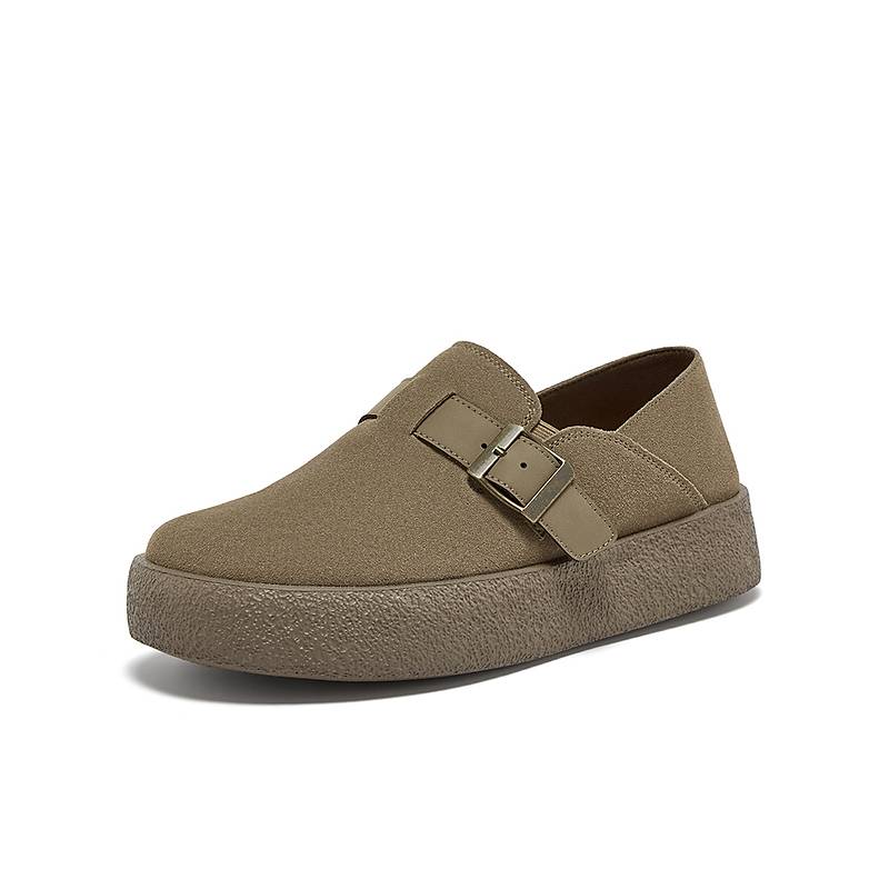 百思图2025秋季新款复古全包勃肯