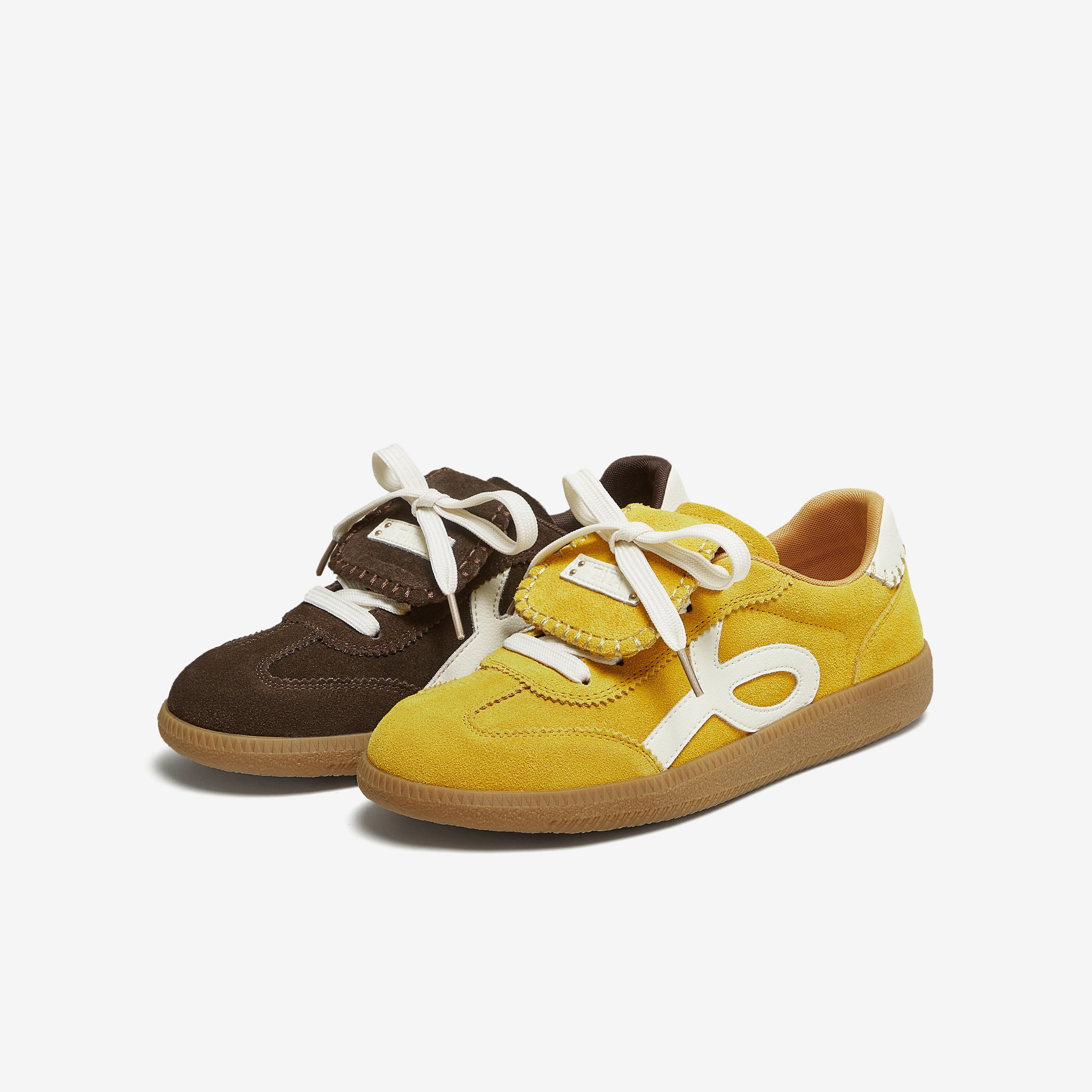 TATA他她2025秋时尚德训鞋