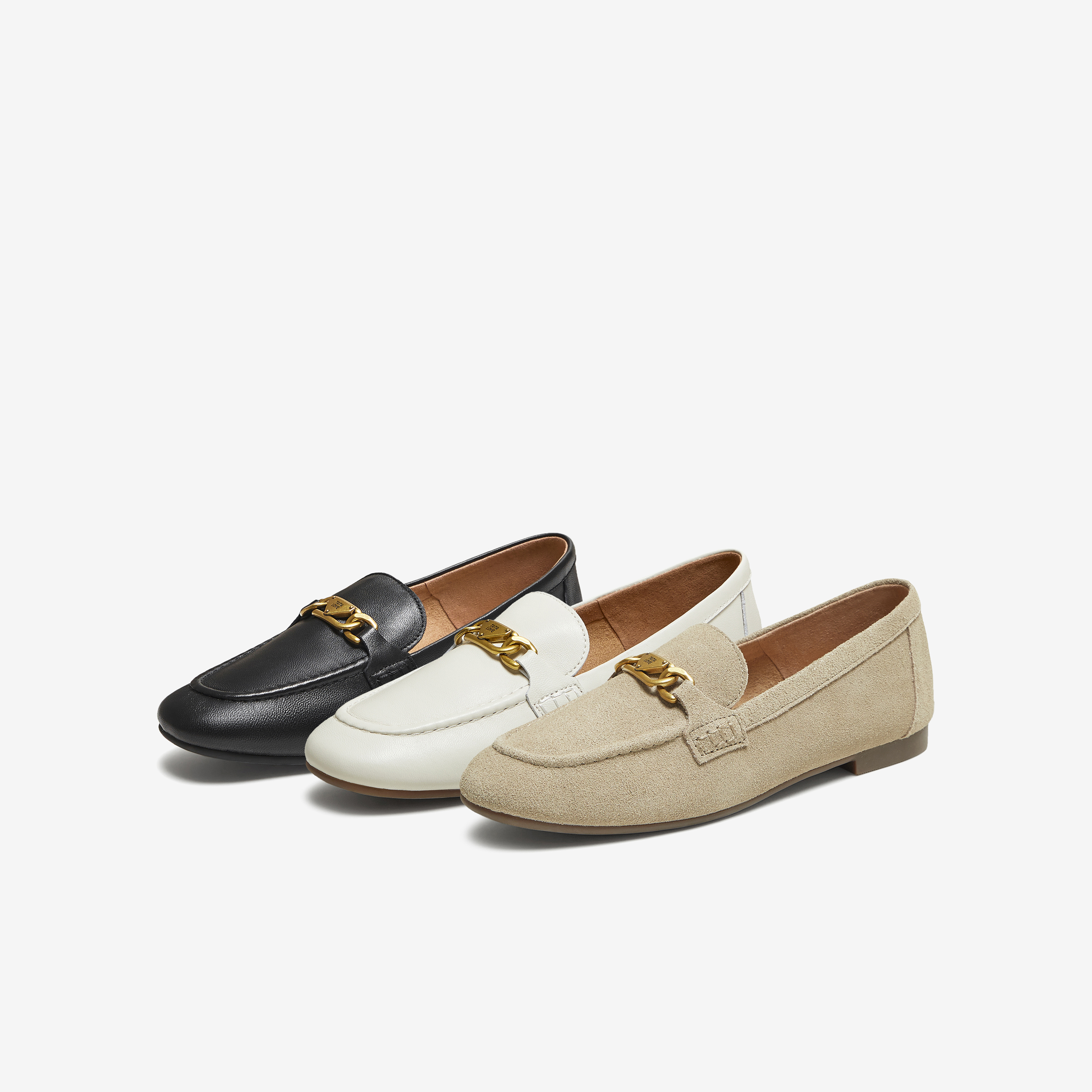 TATA他她女鞋丝绒拿铁秋款单鞋