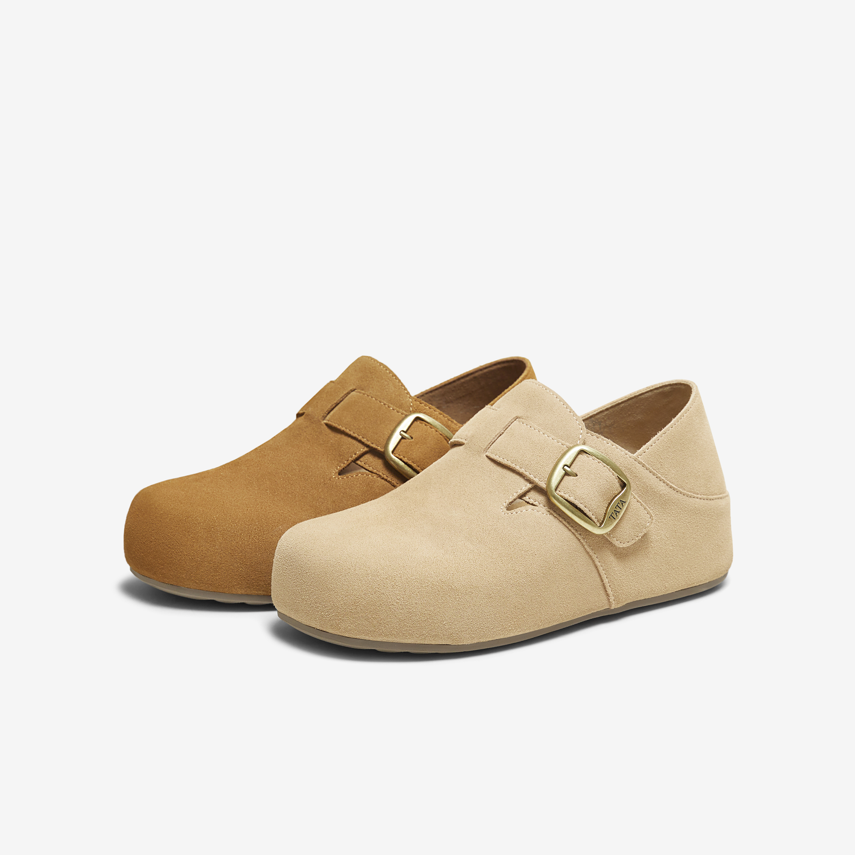 TATA他她2025秋季时尚休闲勃肯鞋