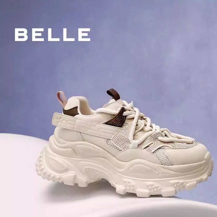 百丽女鞋子厚底老爹鞋女2025春季新款运动休闲鞋D7F1DAM5,女鞋,老爹鞋,淘宝优惠券,粉丝福利购,淘宝优惠卷