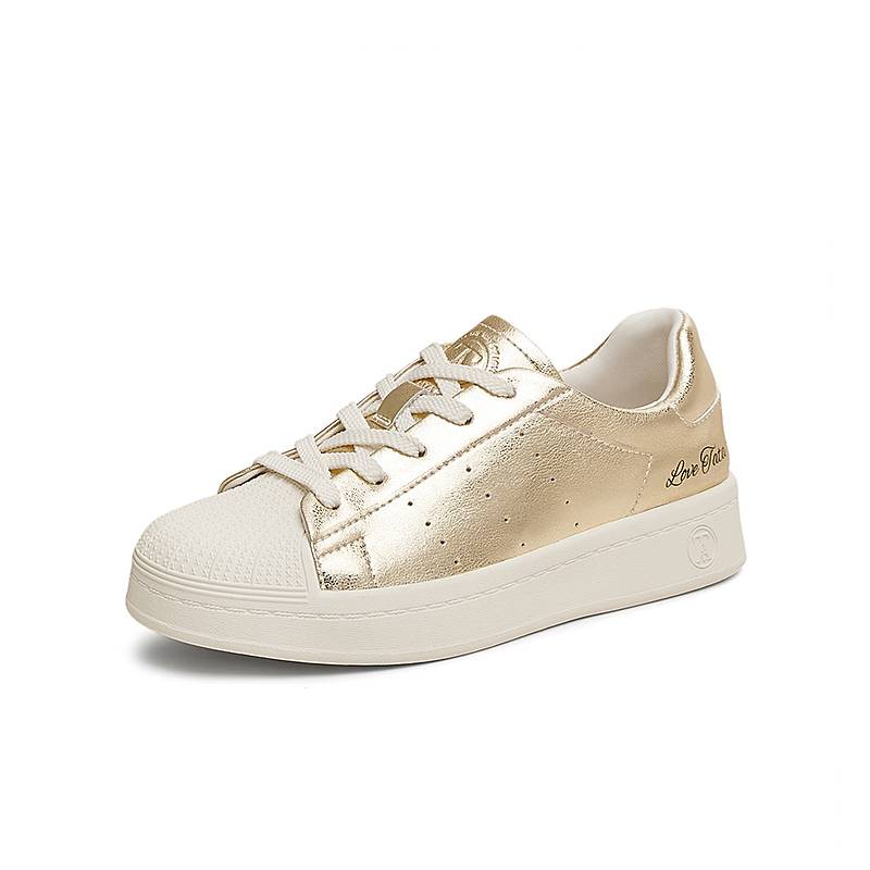 TATA他她休闲厚底板鞋