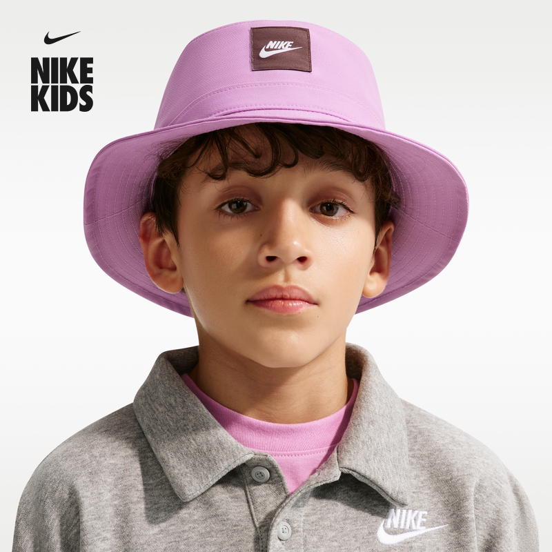 耐克大童轻便渔夫运动帽春季男女童梭织舒适NIKE FUTURA FB5648