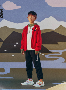 耐克马年限定脱缰系列新年大童长袖上衣春新款男女童NIKE IQ3936