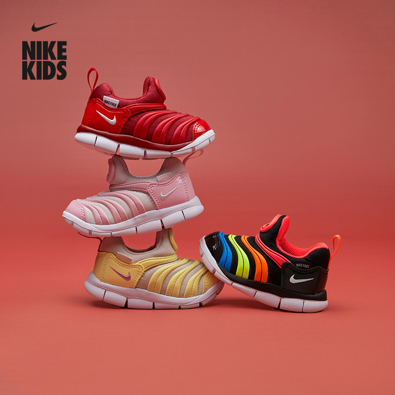 耐克毛毛虫婴童易穿脱运动鞋春季男女童轻便软底宝宝NIKE 343938