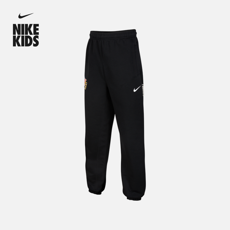 耐克大童速干针织长裤冬季新款男女童法式毛圈运动裤NIKE IO7914