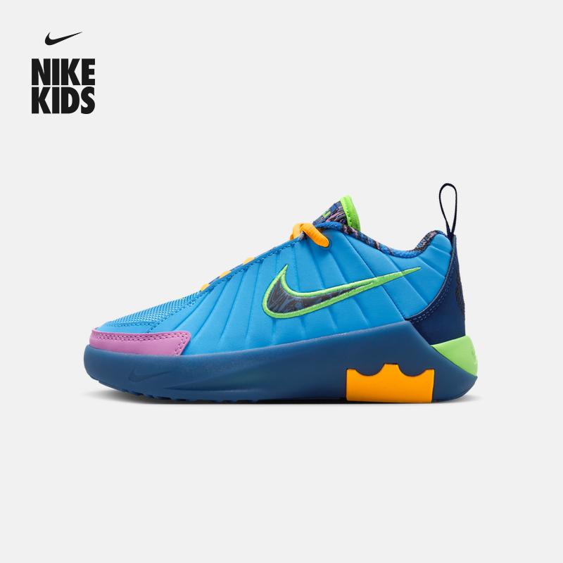 耐克电玩闪码系列幼童实战篮球鞋春NIKE LEBRON WITNESS 9 IQ0824