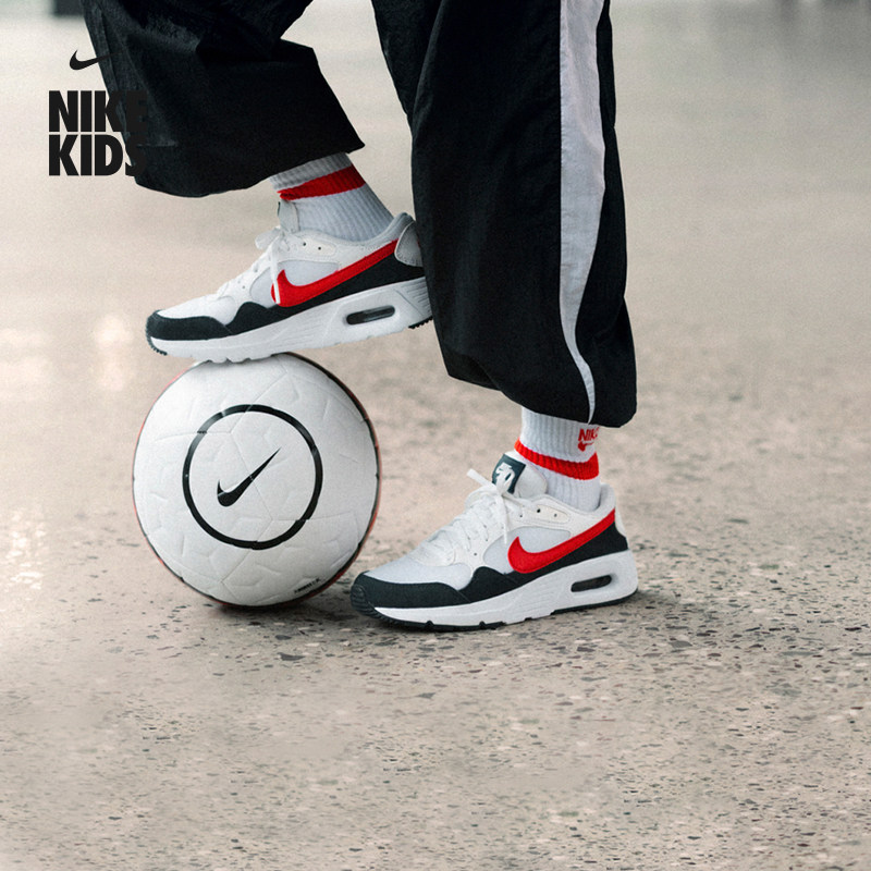 耐克大童透气轻便气垫鞋冬季男女童缓震抓地运动鞋NIKE CZ5358