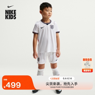 耐克2026赛季英格兰队幼童球衣短裤和足球袜套装夏季NIKE IB4553