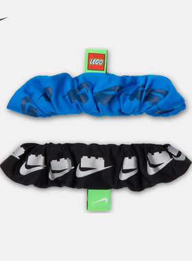 耐克乐高联名速干褶皱发圈(2条)实用NIKE X LEGO IM2114