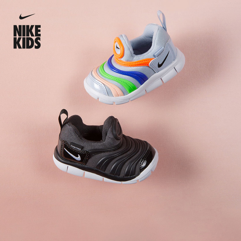 耐克毛毛虫婴童易穿脱运动鞋春季男女童轻便软底宝宝NIKE 343938