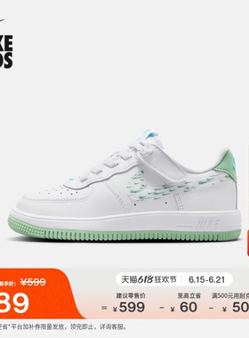 NIKE耐克官方NIKE FORCE 1 LOW EASYON 幼童运动鞋IR8300