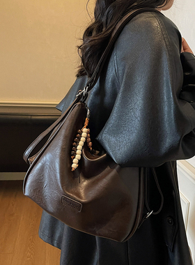 大容量托特包包女士2026新款冬时尚百搭单肩斜挎包多功能双肩背包