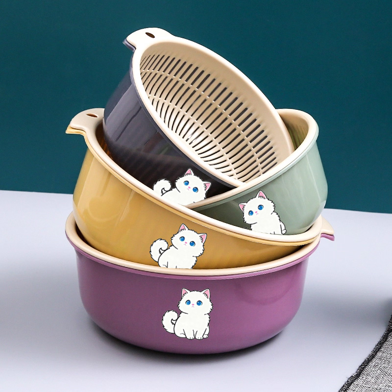 优倍斯特洗菜篮家用沥水两件套