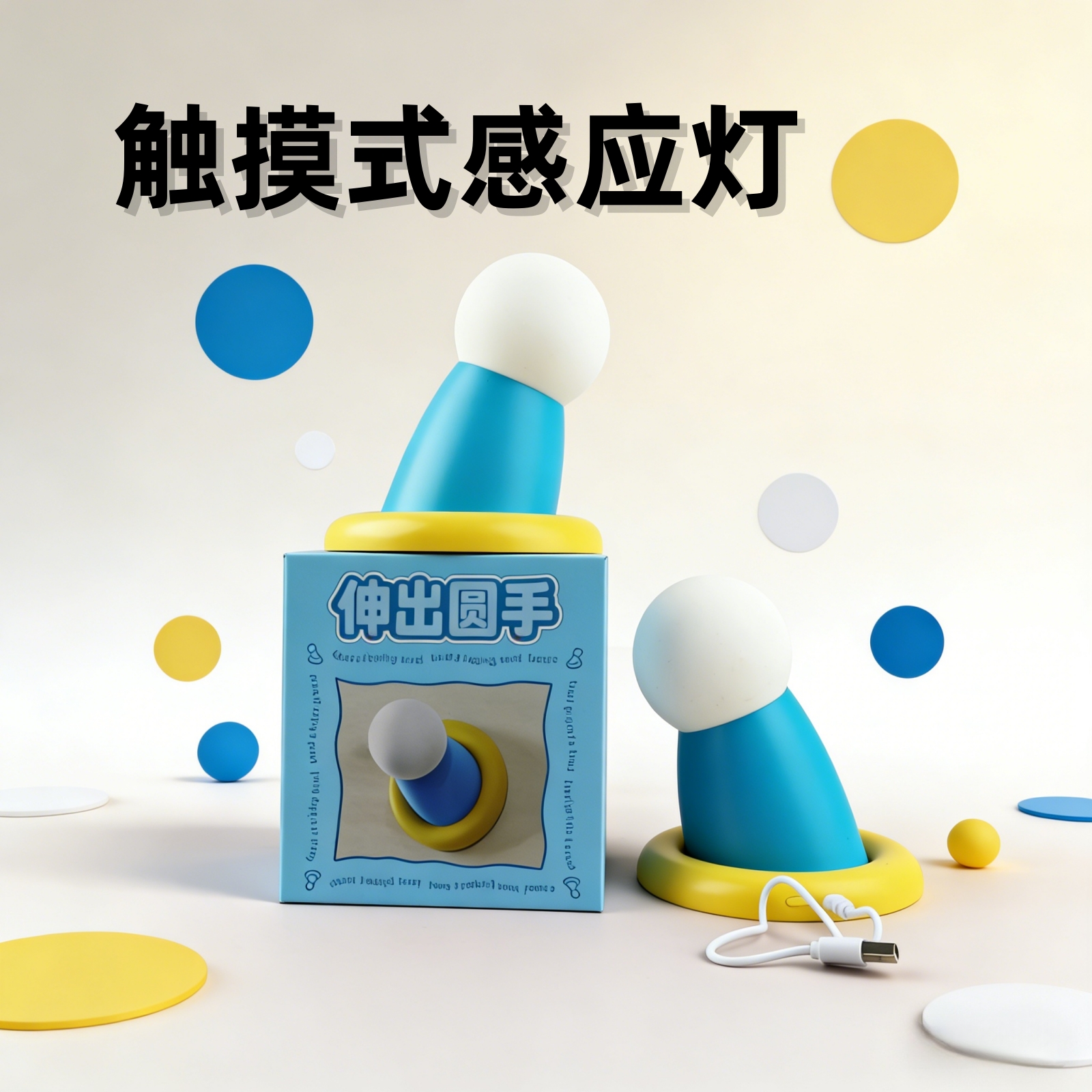 触摸式感应灯家用台灯主卧室床头