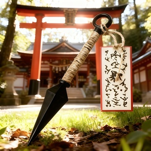 苦无中性笔火影动漫周边手里剑飞雷神圆珠笔火影忍者手里剑笔苦无中性笔火影忍者手里剑动漫周边刀笔二合一